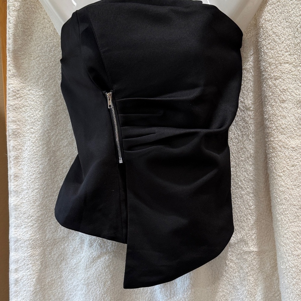 SHEIN Elegant Black Zipper Camisole